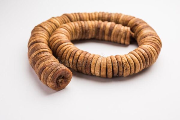 Dried figs on a rope